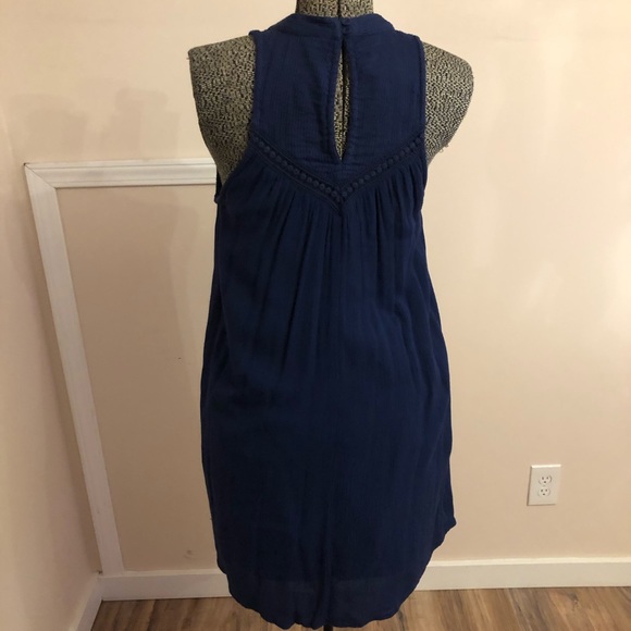 Volcom Dark Blue Loose Fitting Sleeveless Dress - Picture 5 of 6